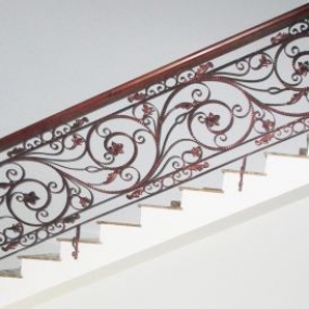 CẦU THANG SẮT MỸ THUẬT - MẪU 3